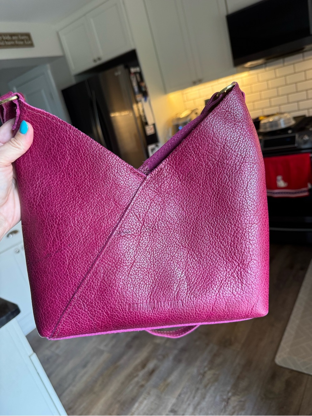 Portland Leather Orchid Small Naomi Bag